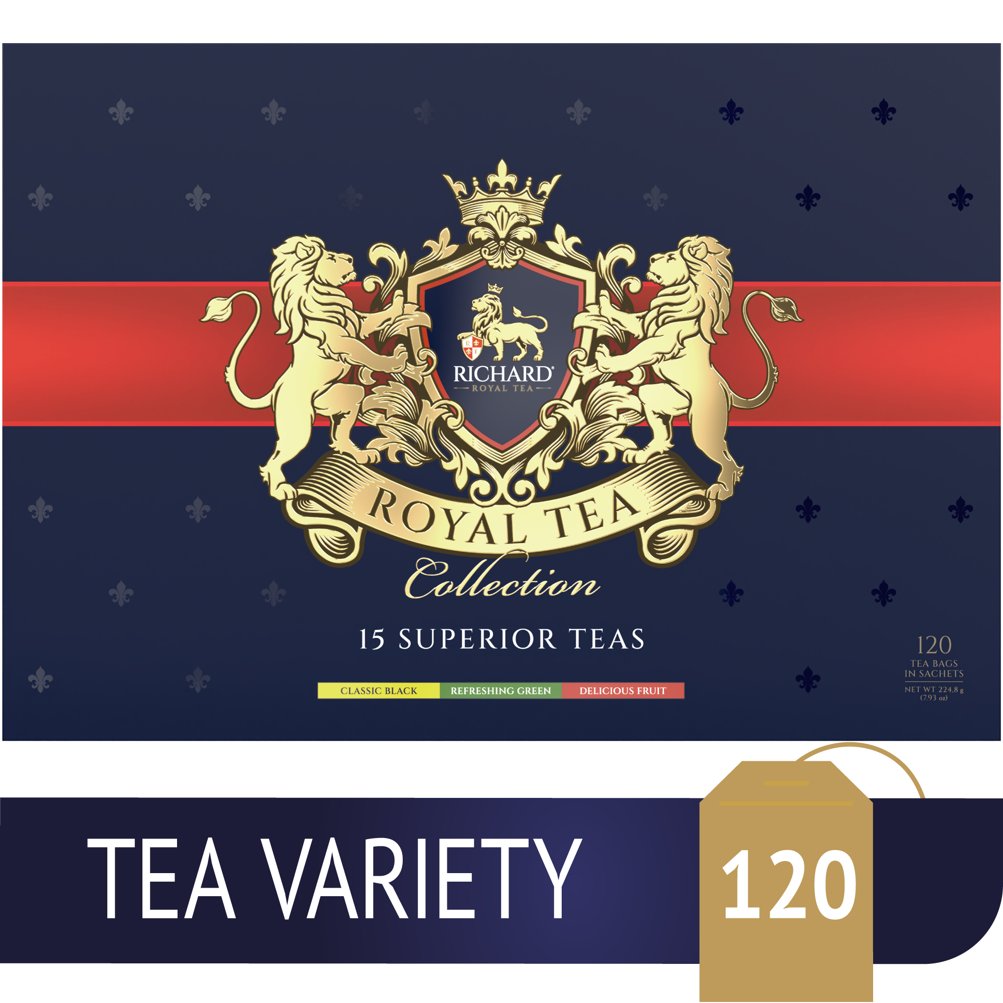 Richard Royal Tea Kollekció válogatás, 230,4g Richard Tea