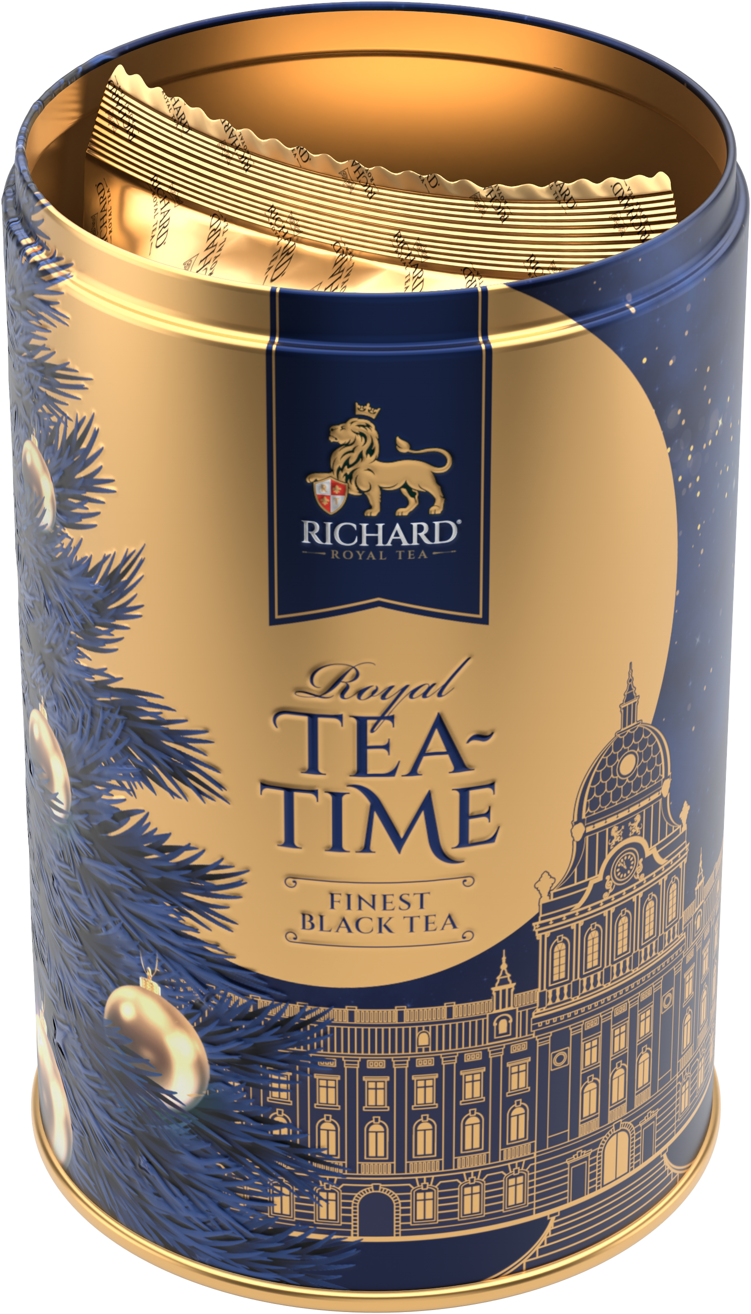 Richard "Királyi Teaidő", szálas fekete tea, fémdobozos 60g