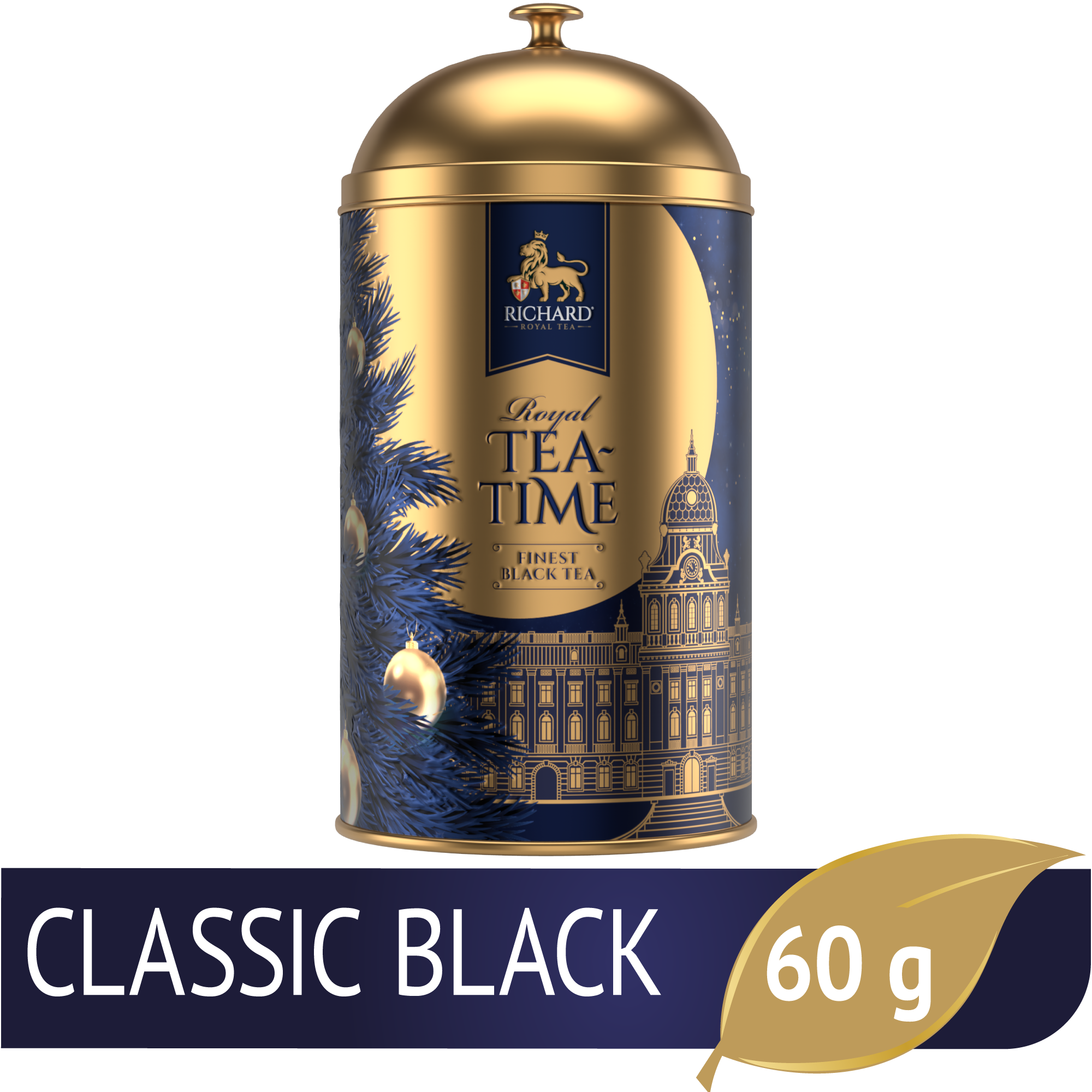 Richard "Királyi Teaidő", szálas fekete tea, fémdobozos 60g