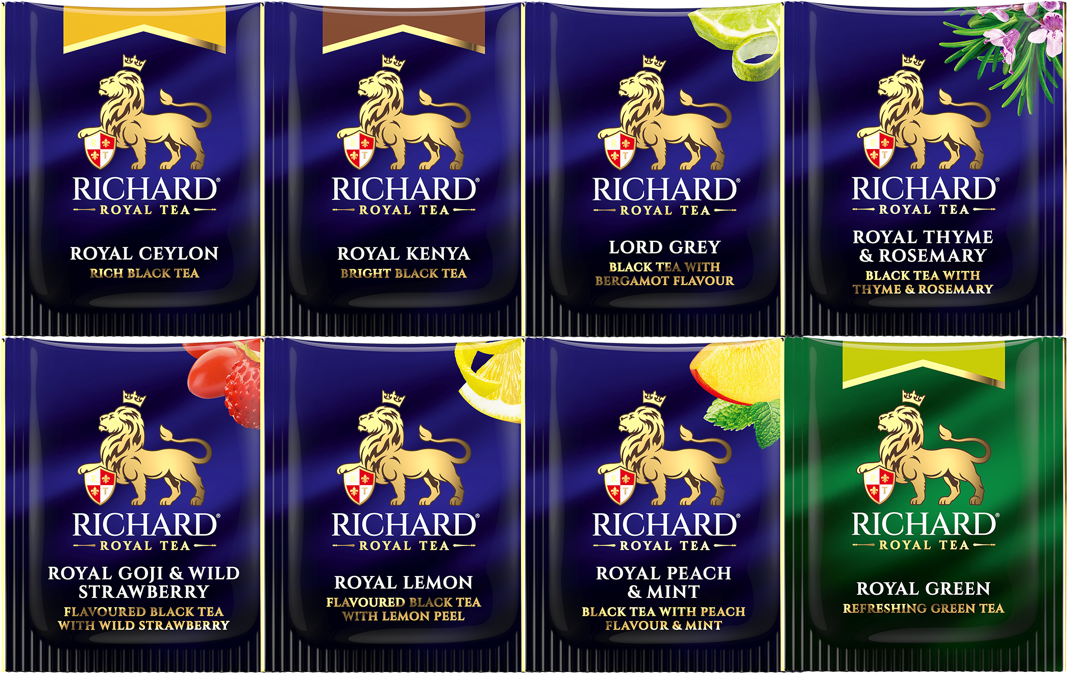 Richard Royal Palota filteres tea-válogatás, 75,5gr BLUE - Balmoral Richard Tea