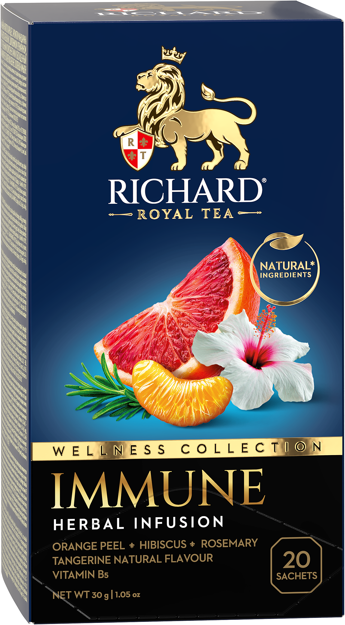 Richard Royal Wellness Collection Immune ízesített herbatea, 20 filter