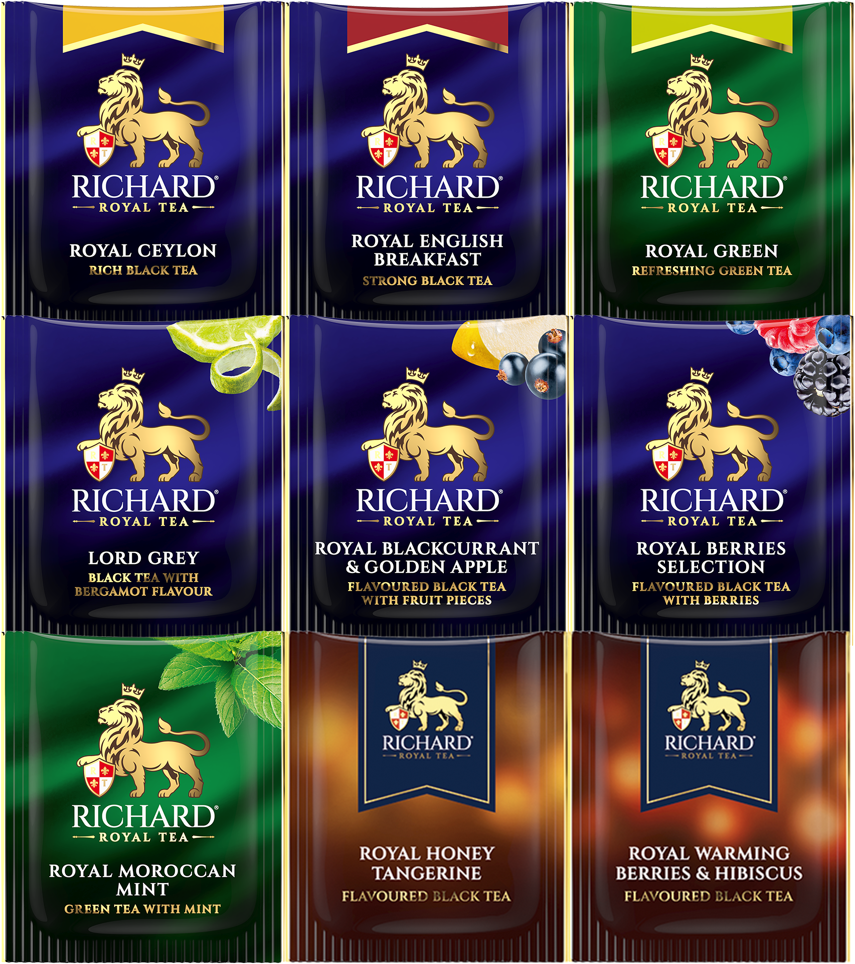 Richard Royal All The Best Wishes karácsonyi teaválogatás, 36 filteres Richard Tea