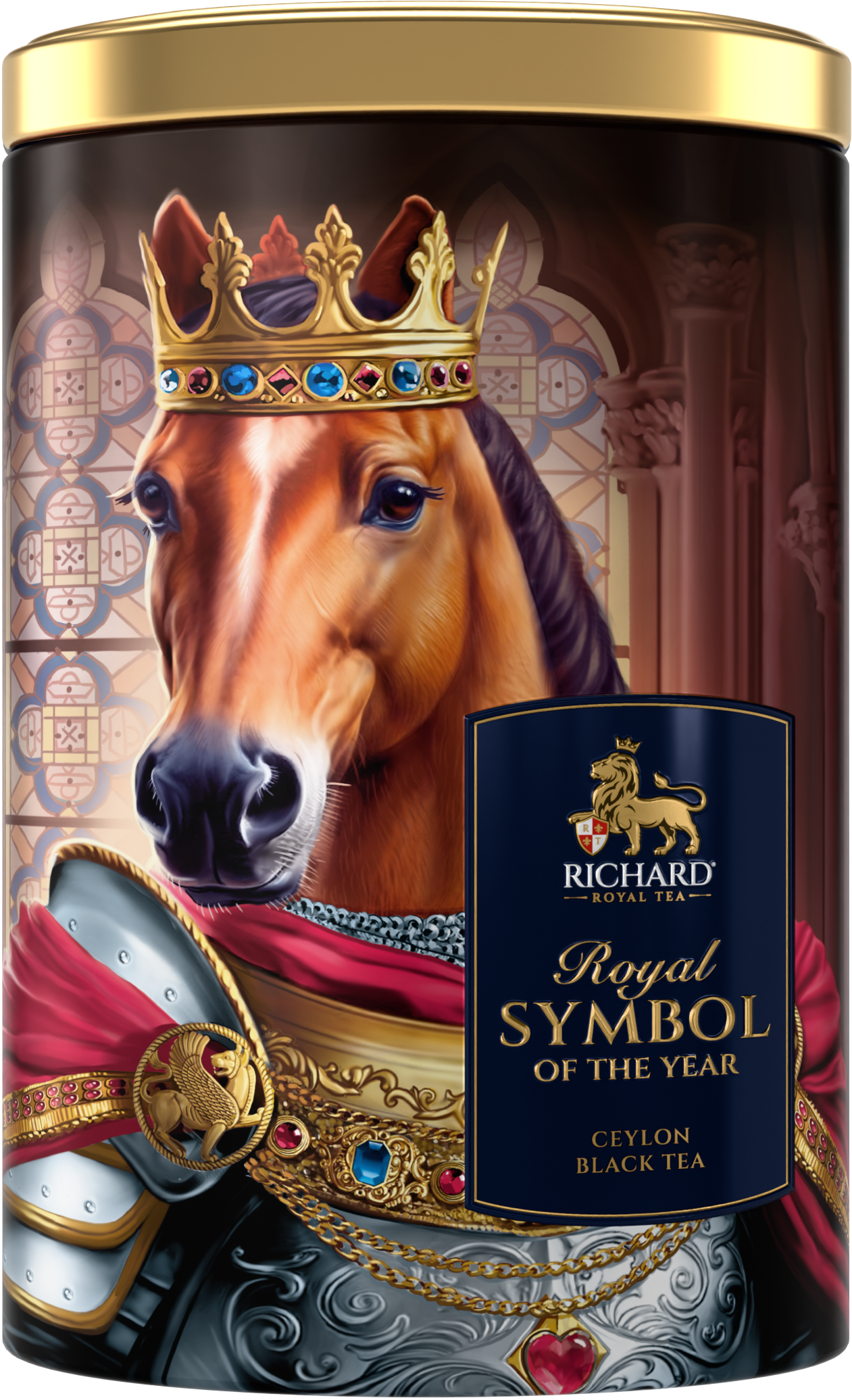 Richard Year of the Royal Horse, King, fekete szálas tea, 80g Richard Royal Tea