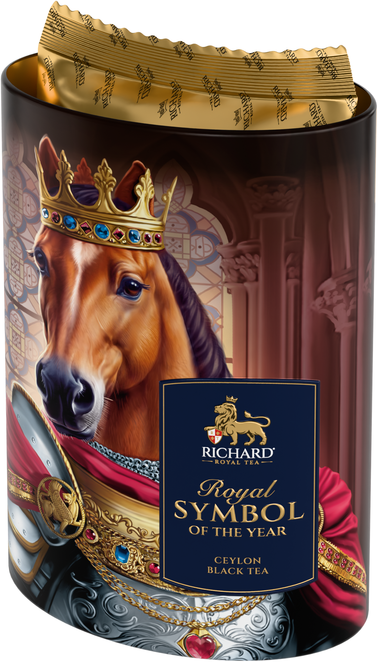 Richard Year of the Royal Horse, King, fekete szálas tea, 80g Richard Royal Tea