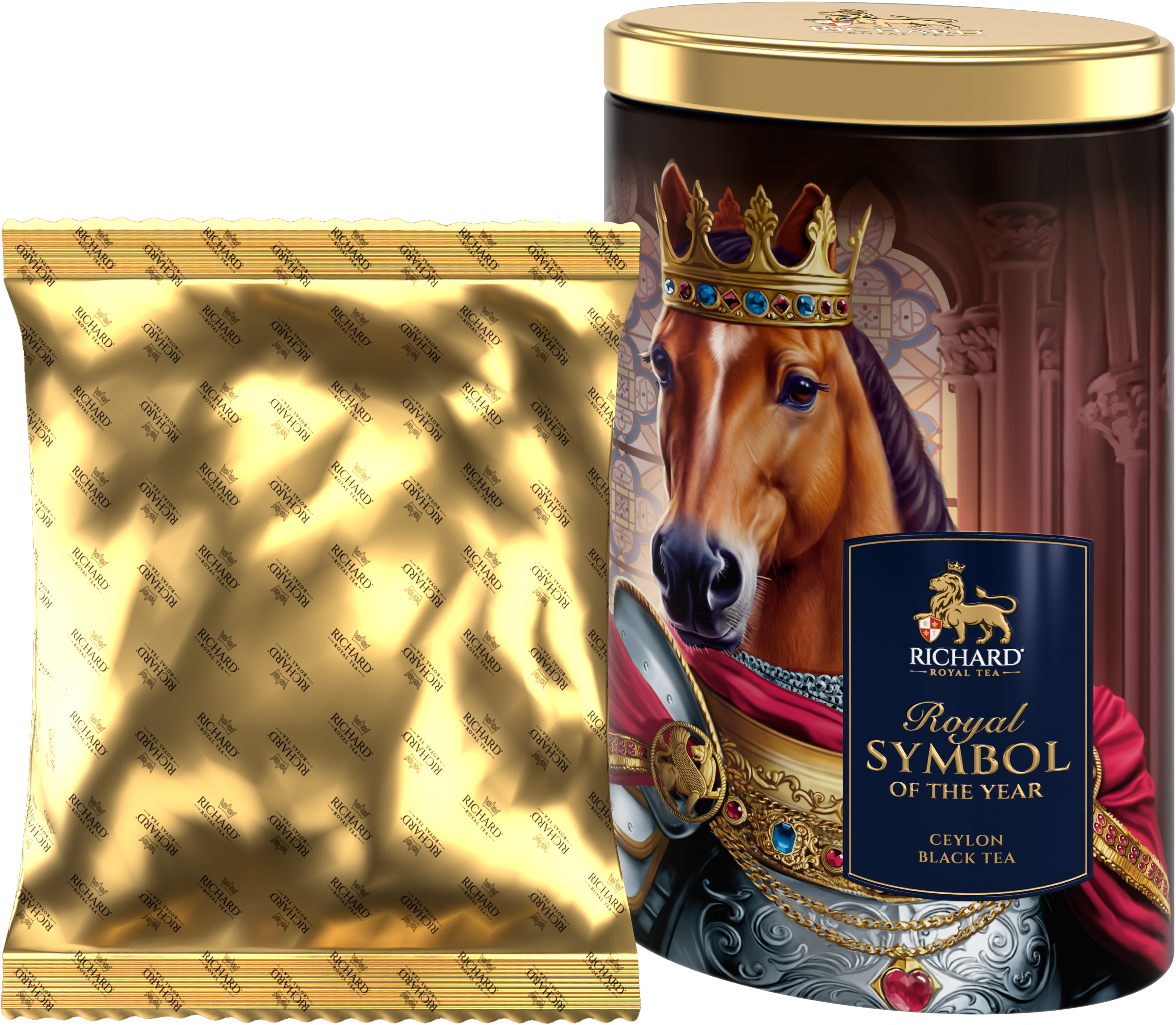 Richard Year of the Royal Horse, King, fekete szálas tea, 80g Richard Royal Tea