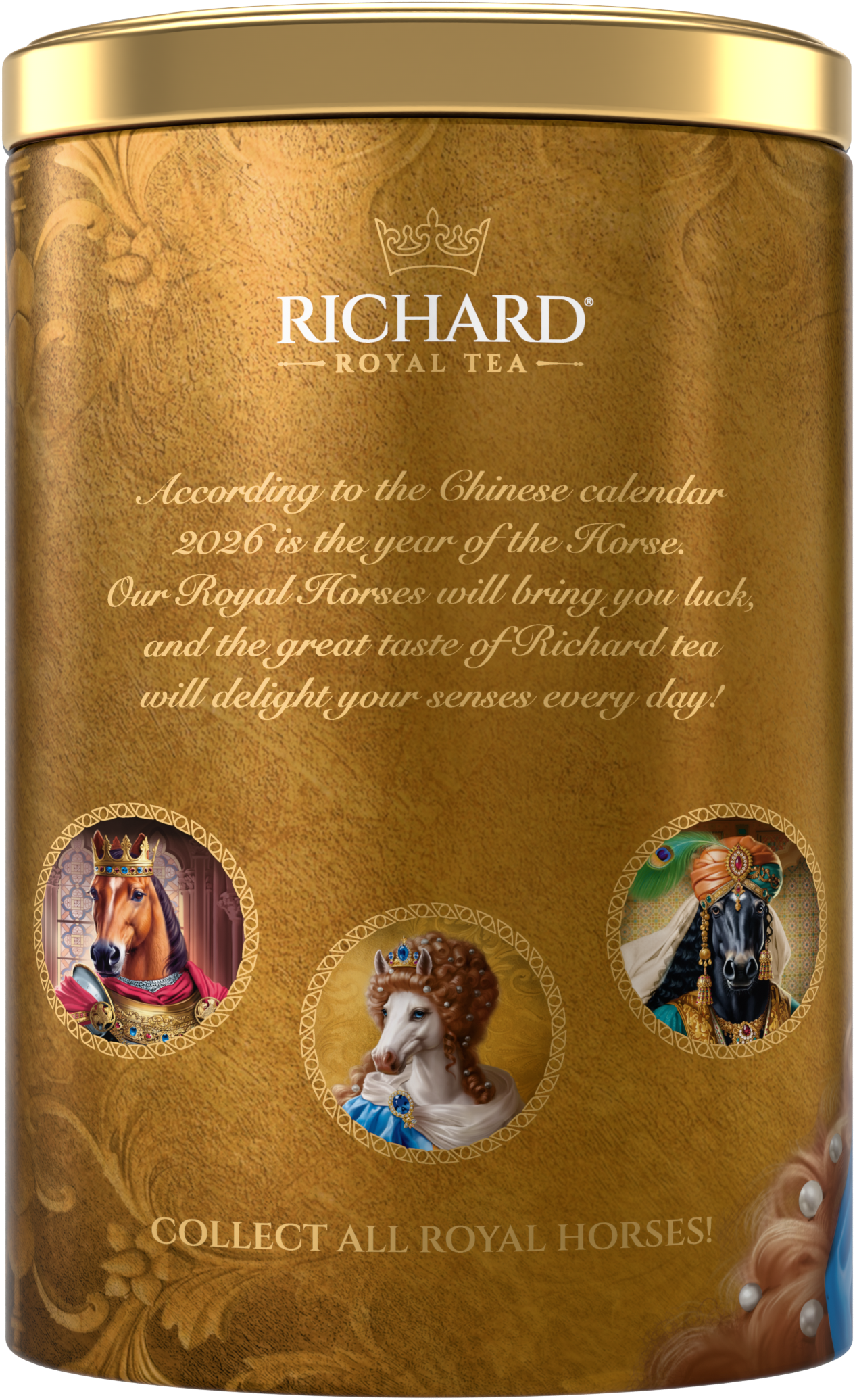 Richard Year of the Royal Horse, Queen, fekete szálas tea, 80g Richard Royal Tea