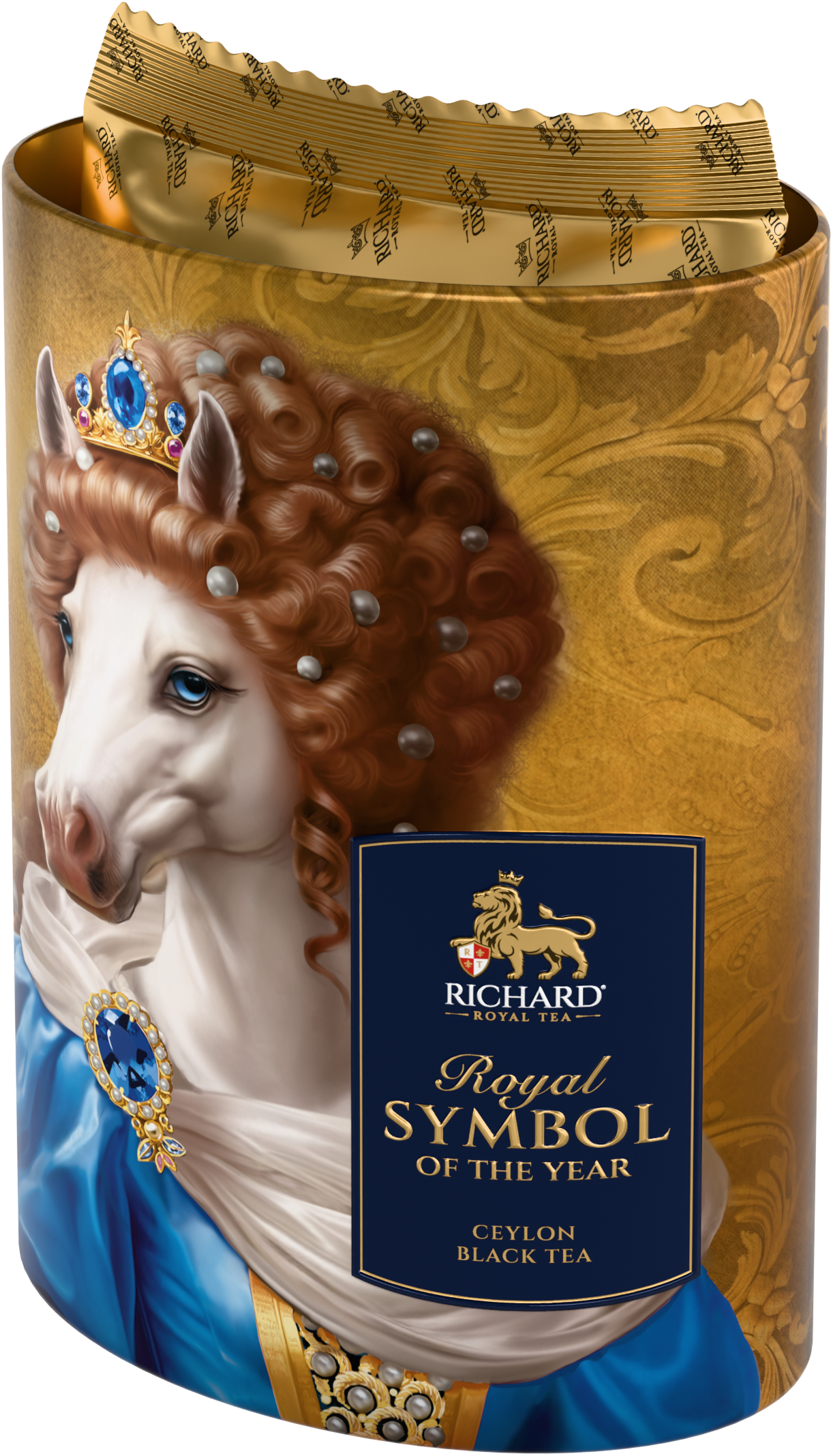 Richard Year of the Royal Horse, Queen, fekete szálas tea, 80g Richard Royal Tea