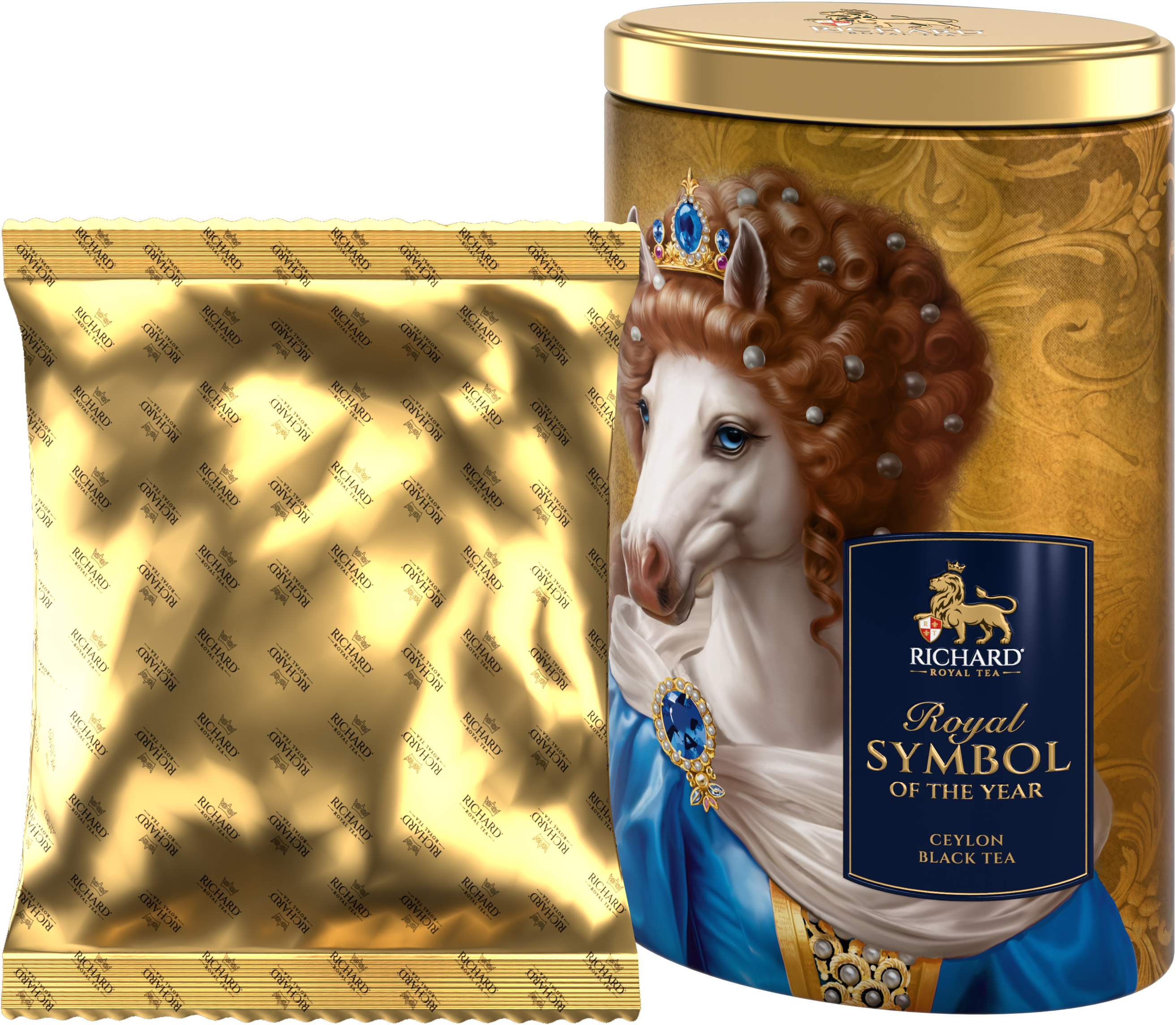 Richard Year of the Royal Horse, Queen, fekete szálas tea, 80g Richard Royal Tea
