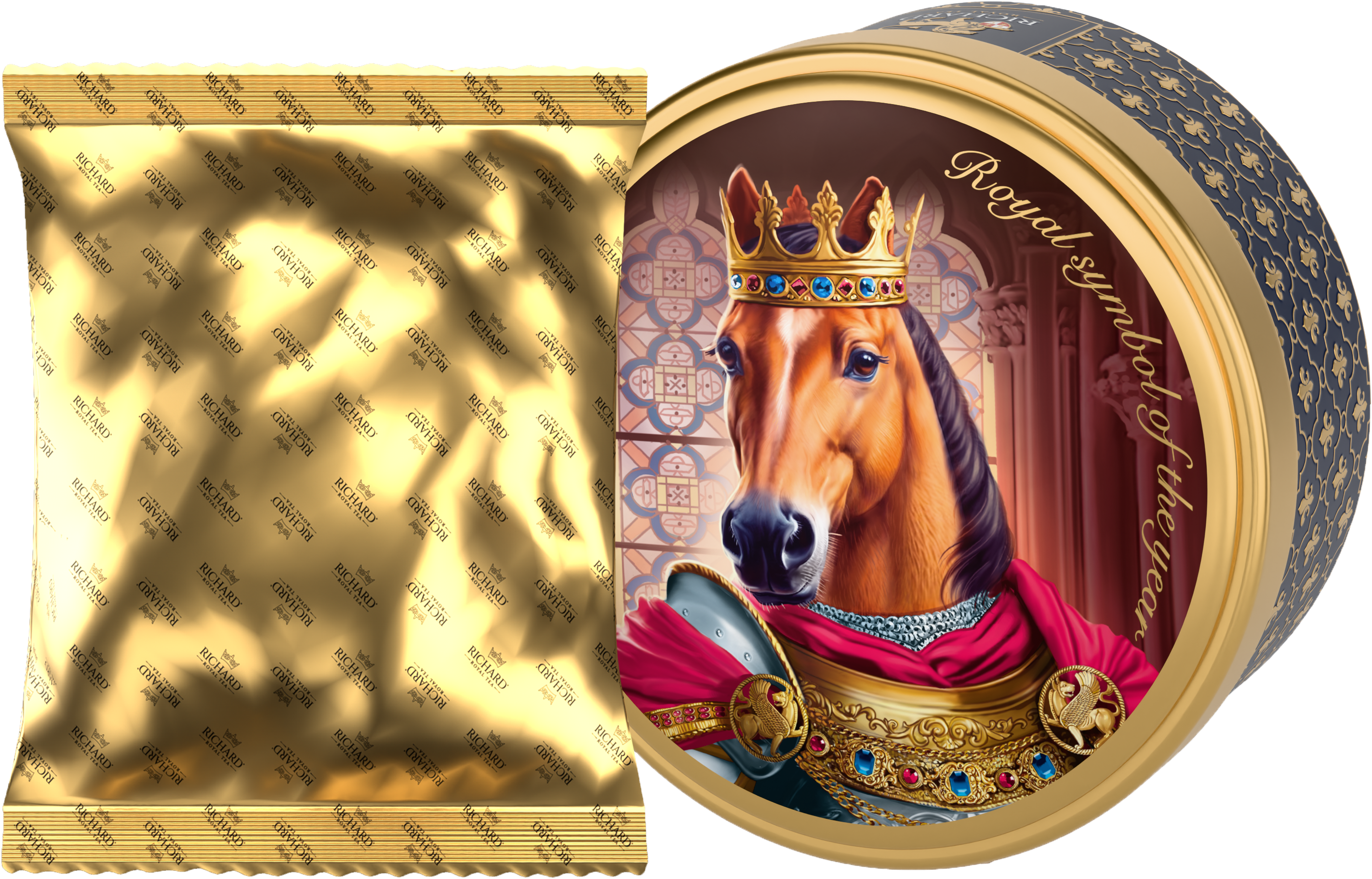 Richard Year of the Royal Horse, King, fekete szálas tea, 40g Richard Royal Tea