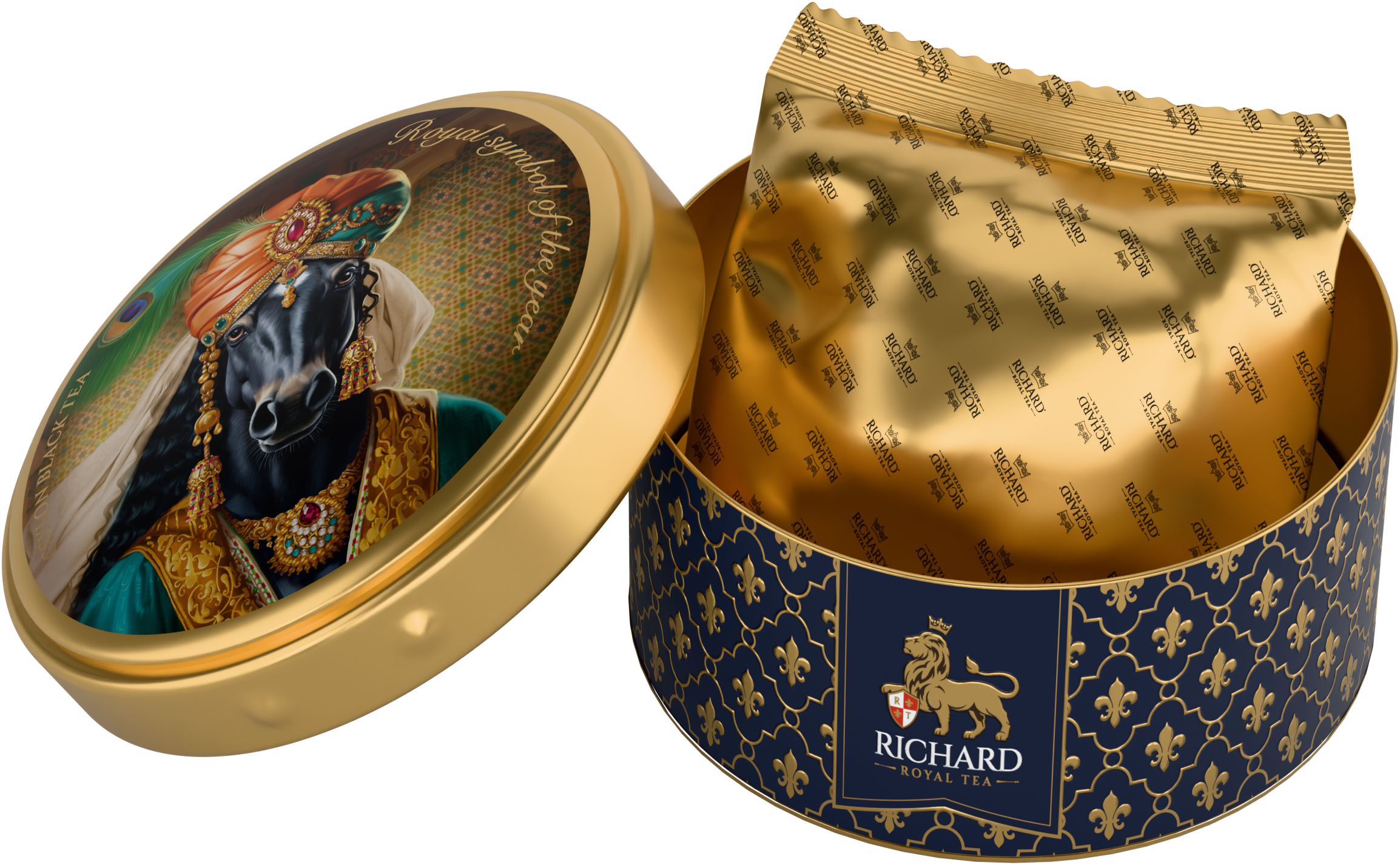 Richard Year of the Royal Horse, Prince, fekete szálas tea, 40g Richard Royal Tea