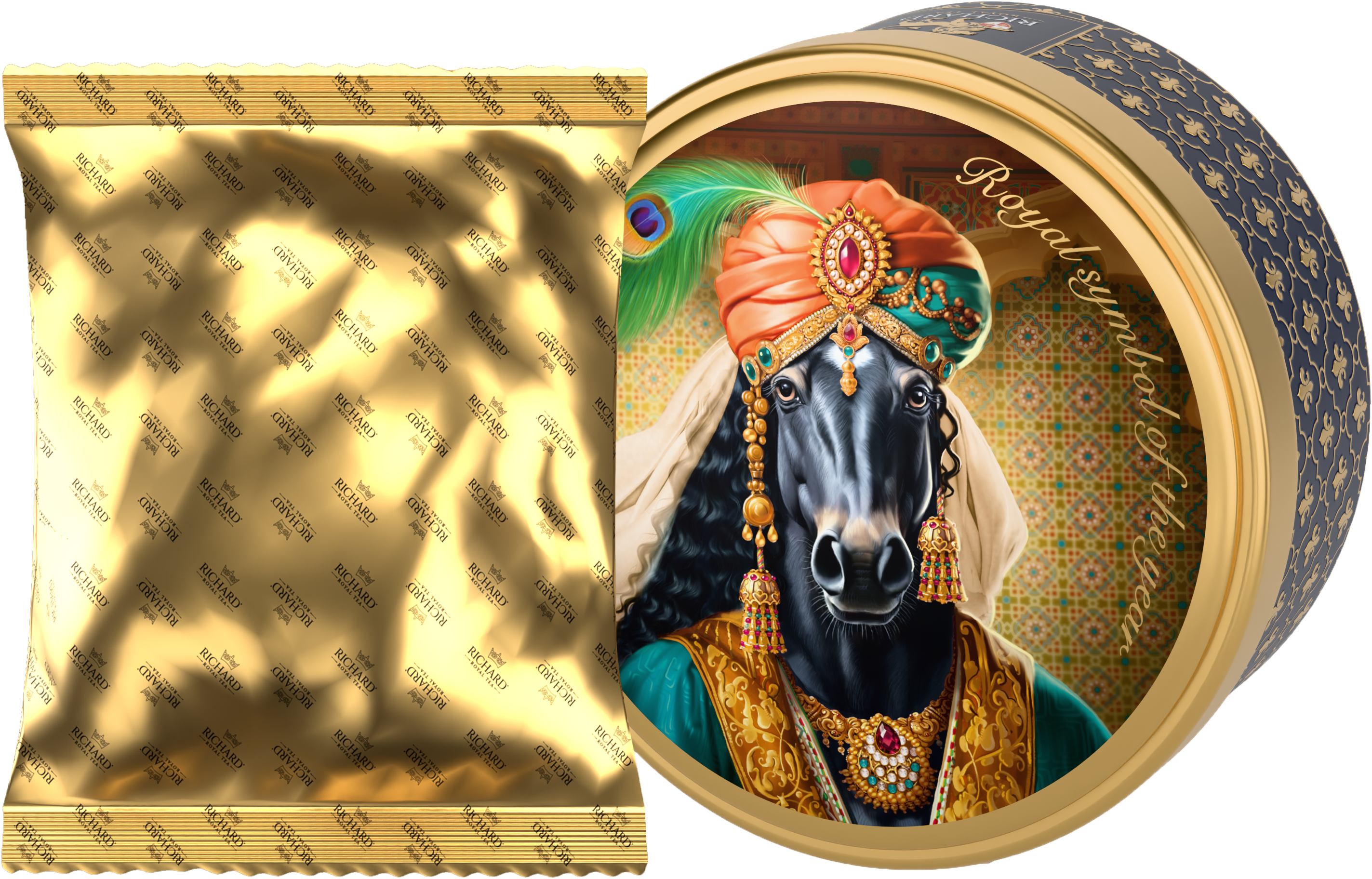 Richard Year of the Royal Horse, Prince, fekete szálas tea, 40g Richard Royal Tea