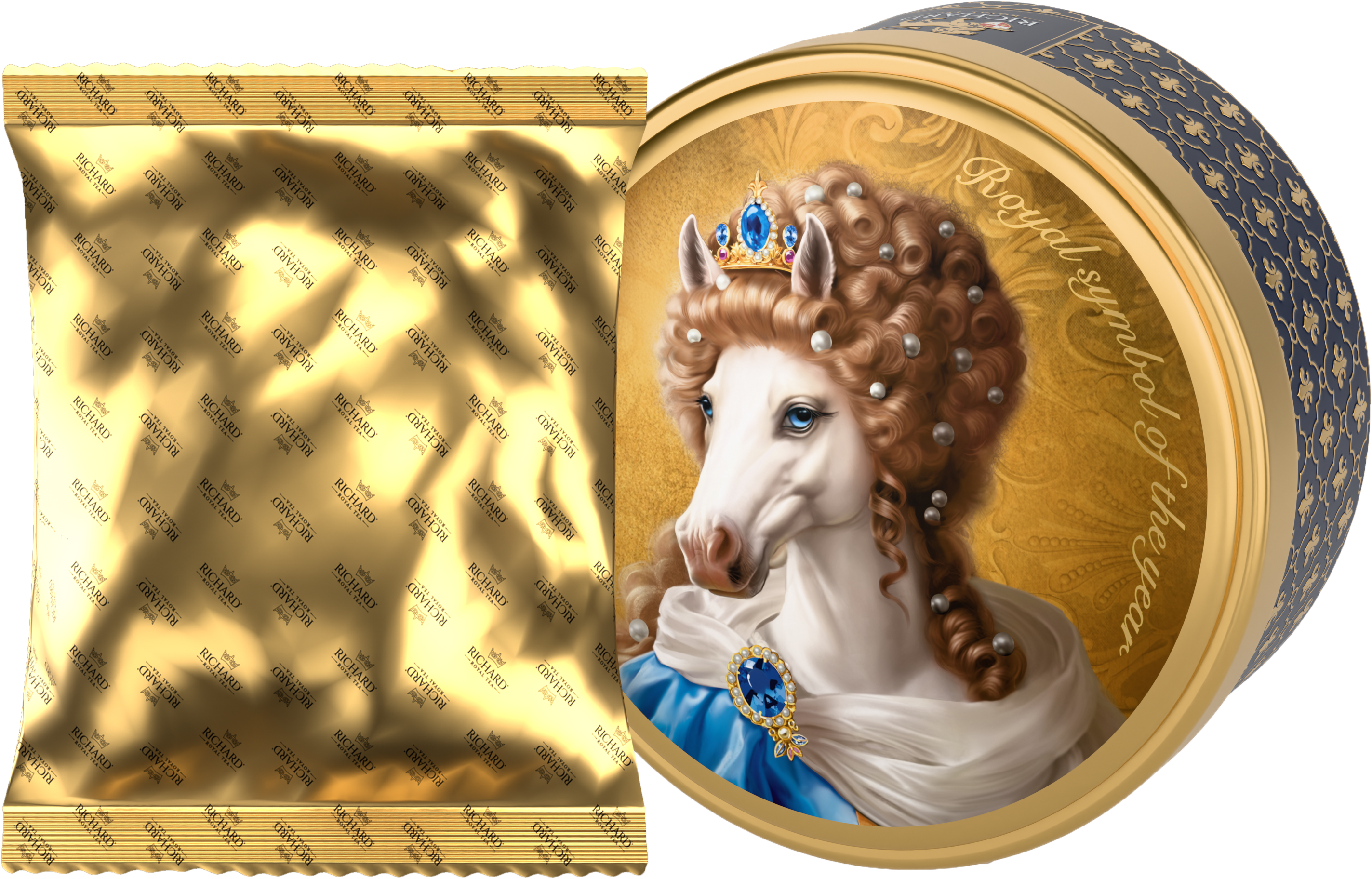 Richard Year of the Royal Horse, Queen, fekete szálas tea, 40g Richard Royal Tea