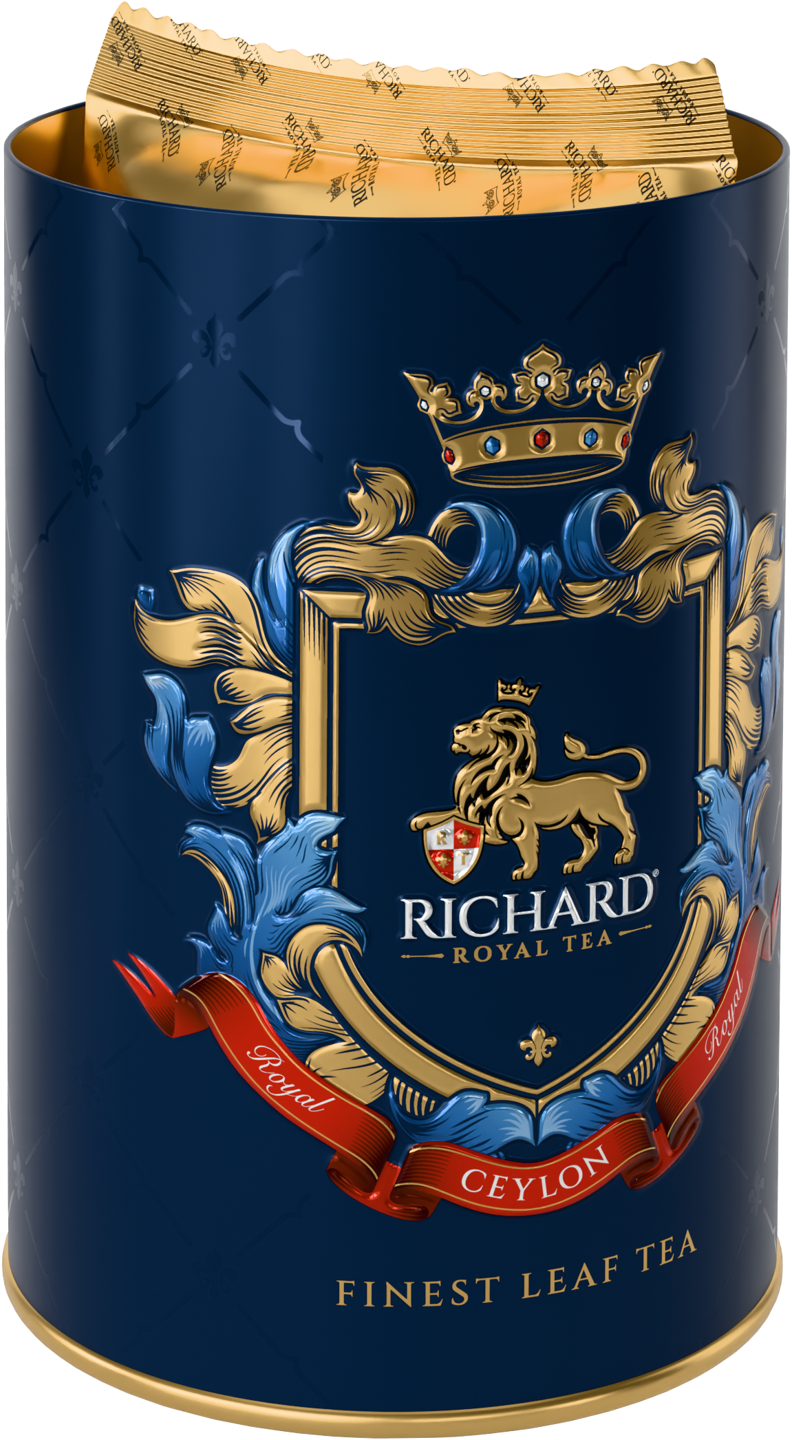 Richard Royal Ceylon, prémium fémdobozos szálas tea, 180g Richard Royal Tea