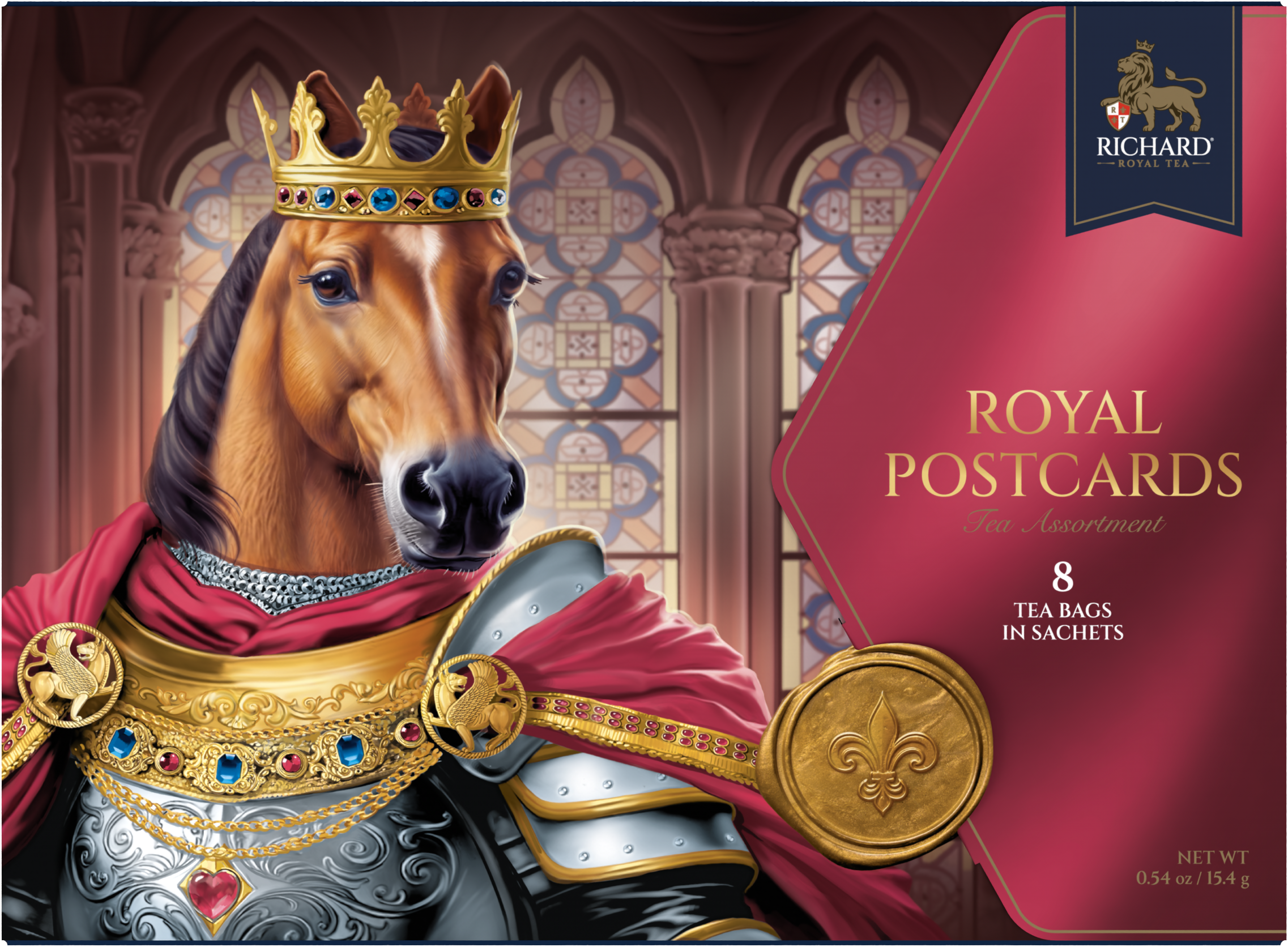 Richard Year of the Royal Horse, King, boríték teaválogatás, 15,4g Richard Royal Tea