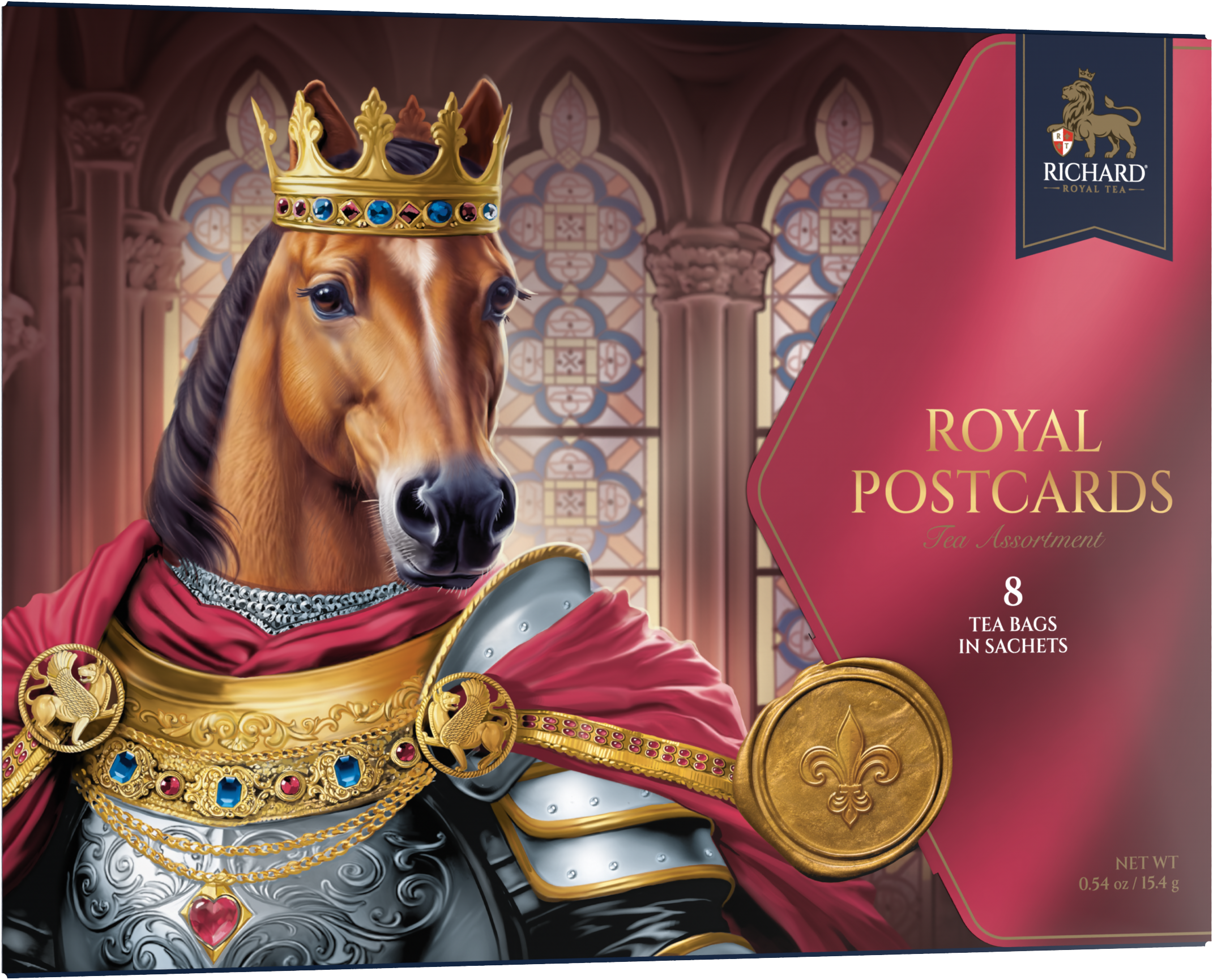 Richard Year of the Royal Horse, King, boríték teaválogatás, 15,4g Richard Royal Tea