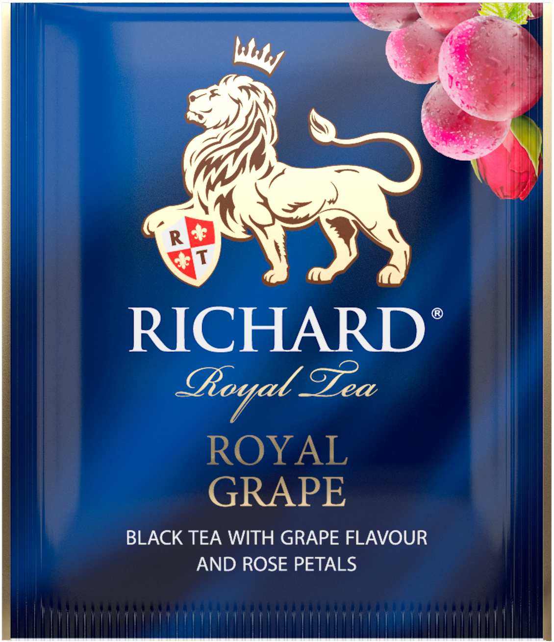 Richard Royal Szőlő, ízesített fekete tea, filteres, 45g - RichardTeavn - vásároljon a 899.00 Ft
