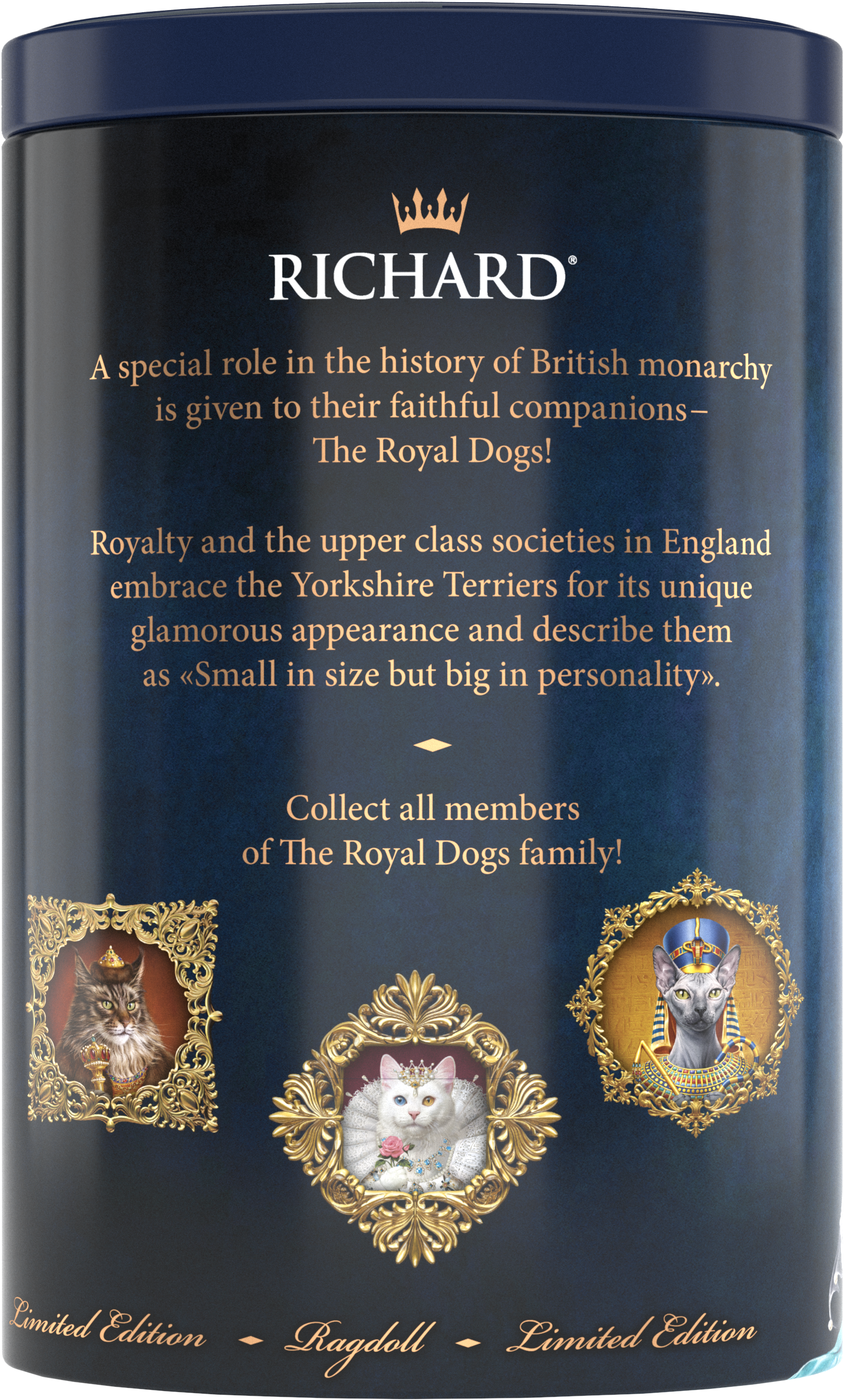 Richard Royal Macskák, fekete tea, 20 piramis filterben, 34g Ragdoll - RichardTeavn - vásároljon a 2990.00 Ft