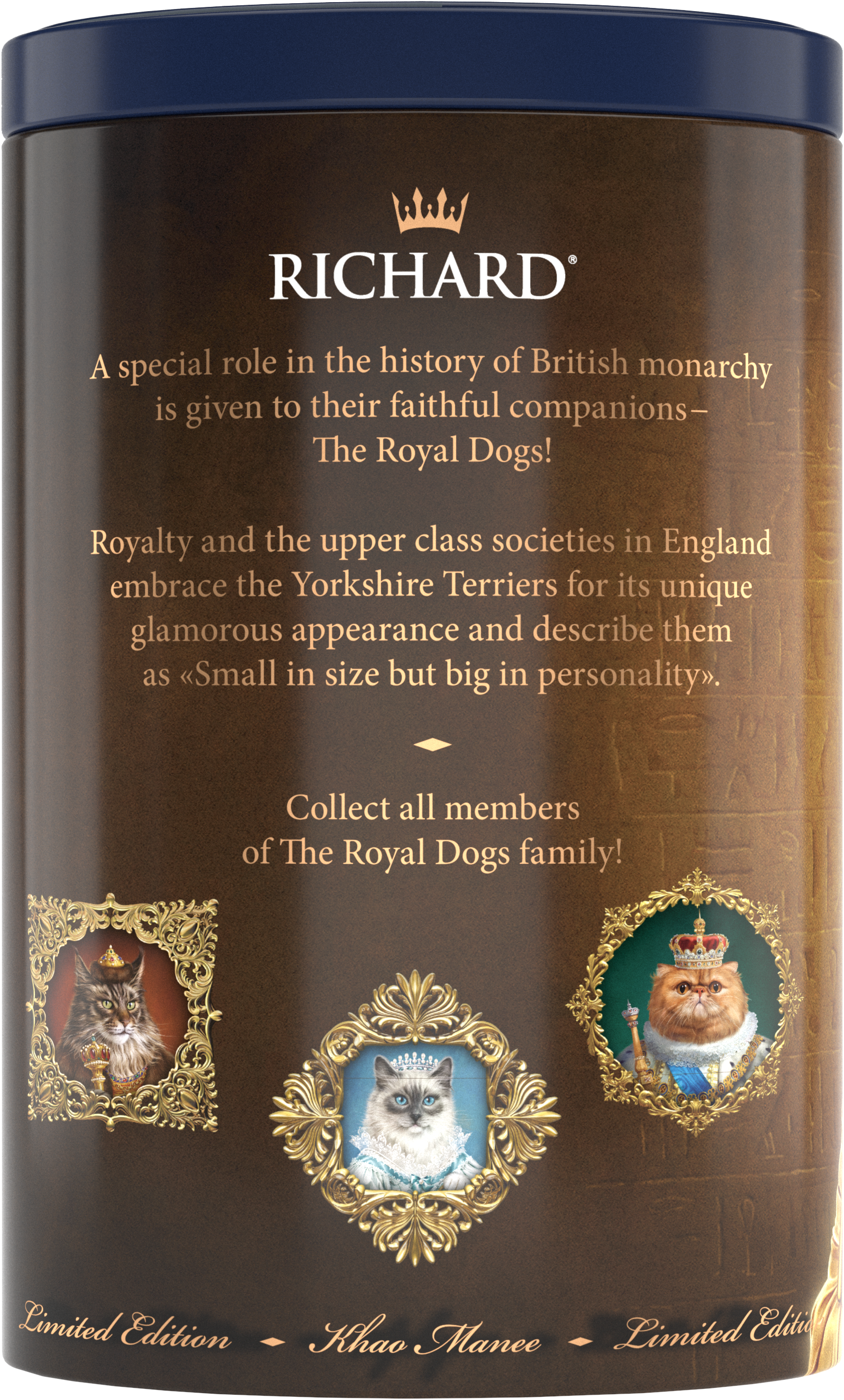 Richard Royal Macskák, fekete tea, 34g, 20 piramis-filterben, Sphynx - RichardTeavn - vásároljon a 2990.00 Ft