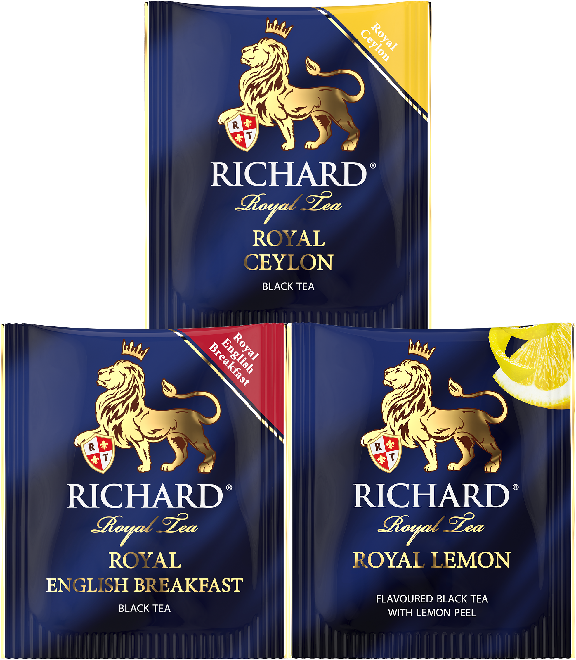 Richard Royal Képeslap tavaszi tea-válogatás, piros-arany madár,17.1g