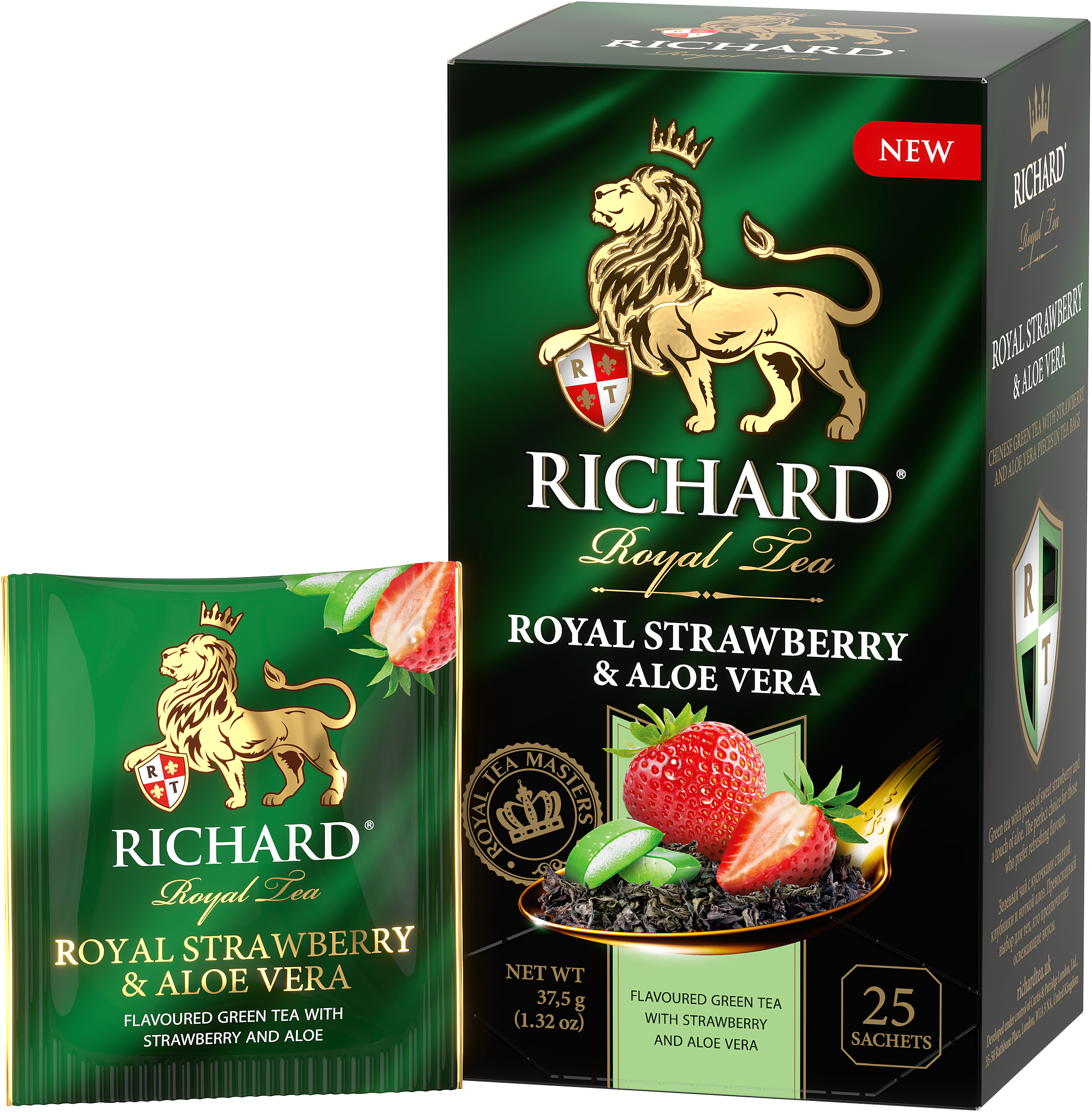 Richard Royal Strawberry & Aloe Vera flavoured green tea