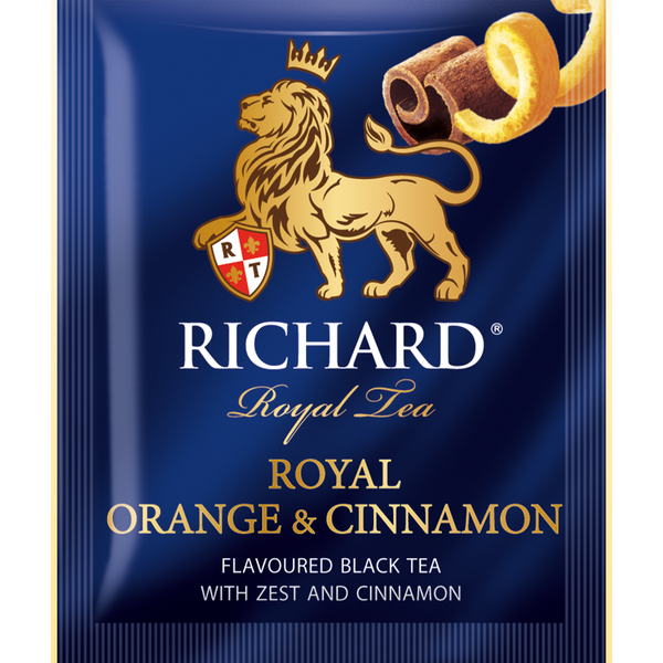 Royal Narancs&Fahéj ízesített fekete tea, filteres, 25x2g - RichardTeavn - vásároljon a 899.00 Ft
