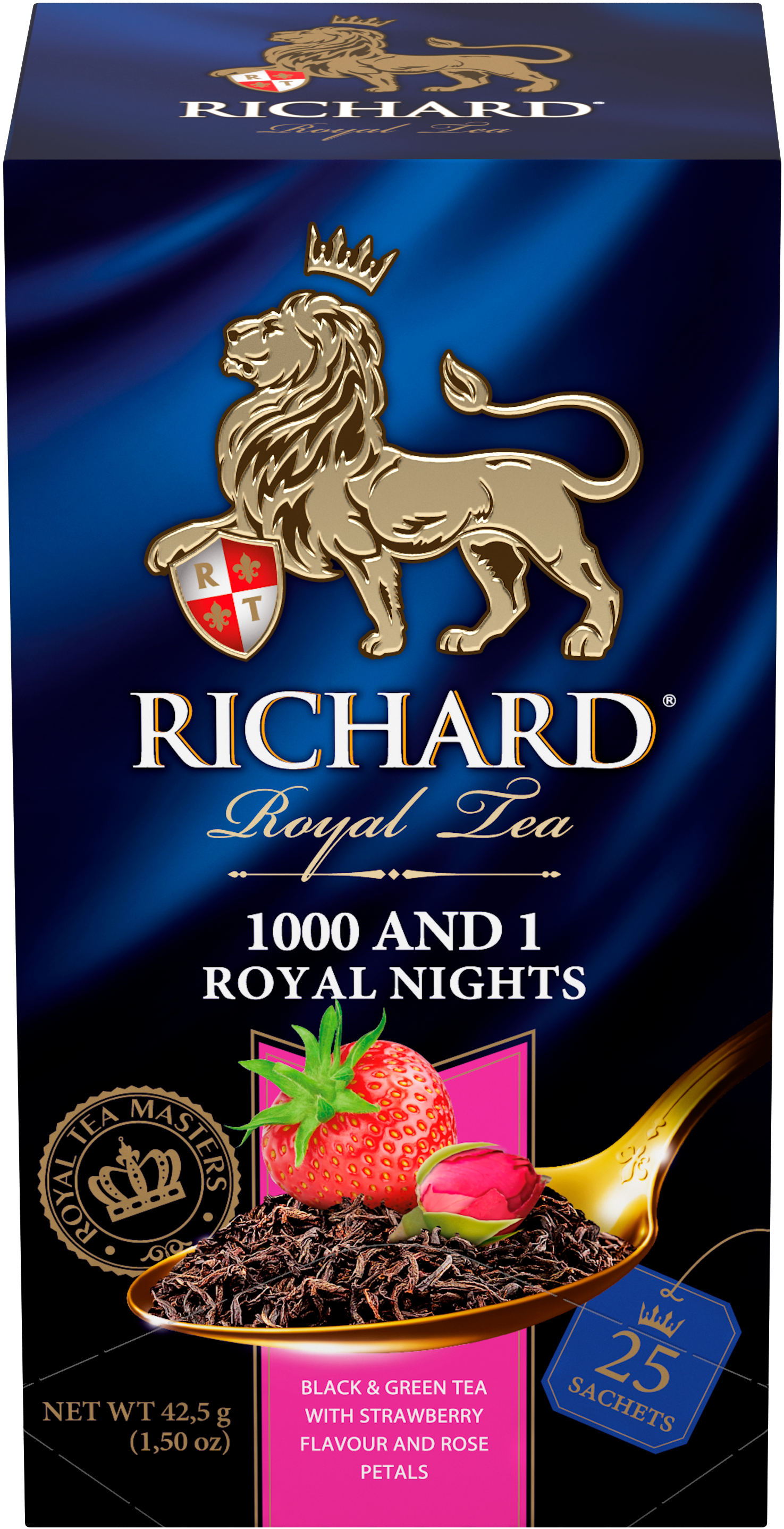 1000 és 1 királyi éjszaka, ízesített fekete- és zöld tea, filteres, 42,5g - RichardTeavn - vásároljon a 899.00 Ft