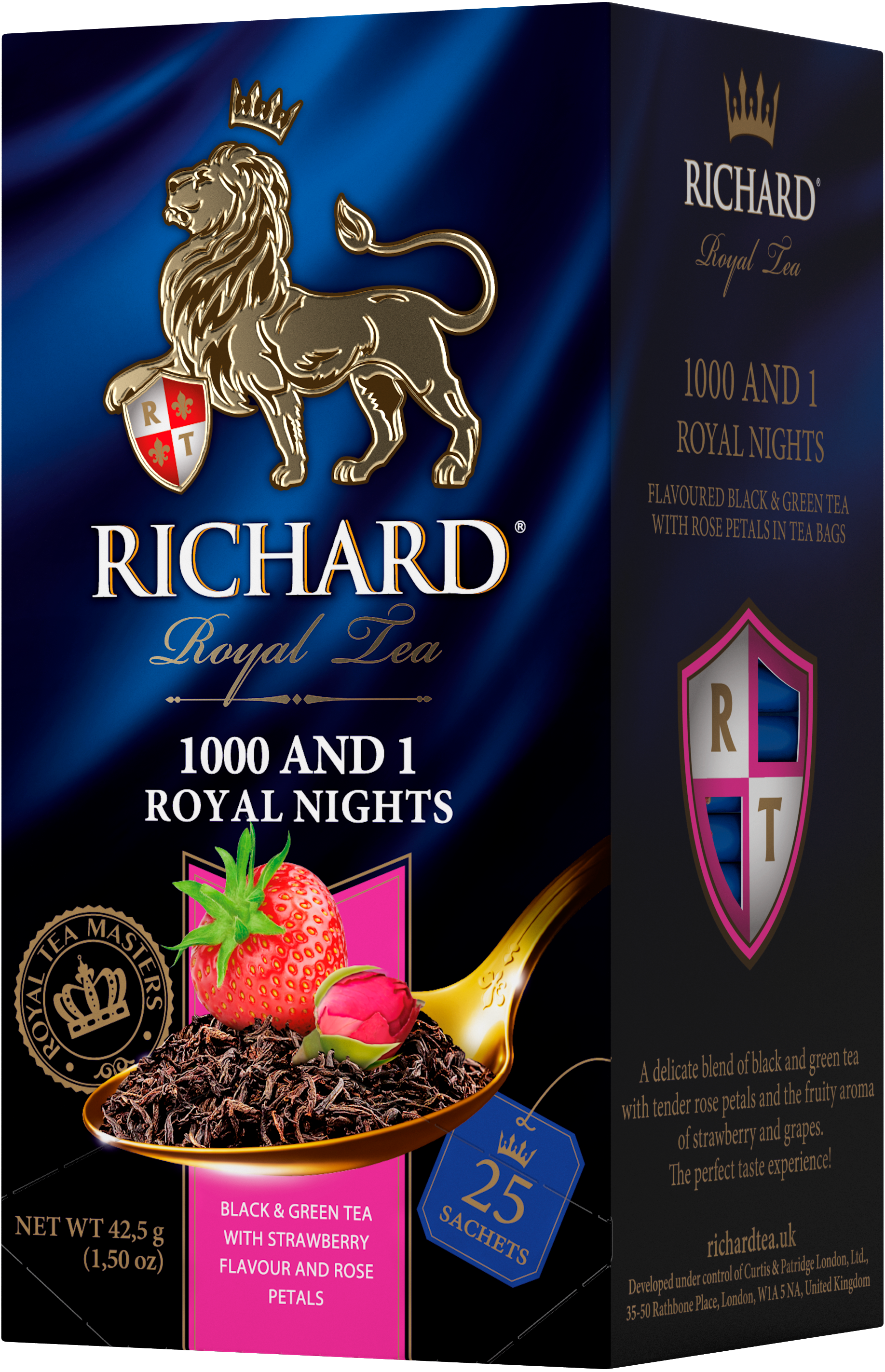 1000 és 1 királyi éjszaka, ízesített fekete- és zöld tea, filteres, 42,5g - RichardTeavn - vásároljon a 899.00 Ft