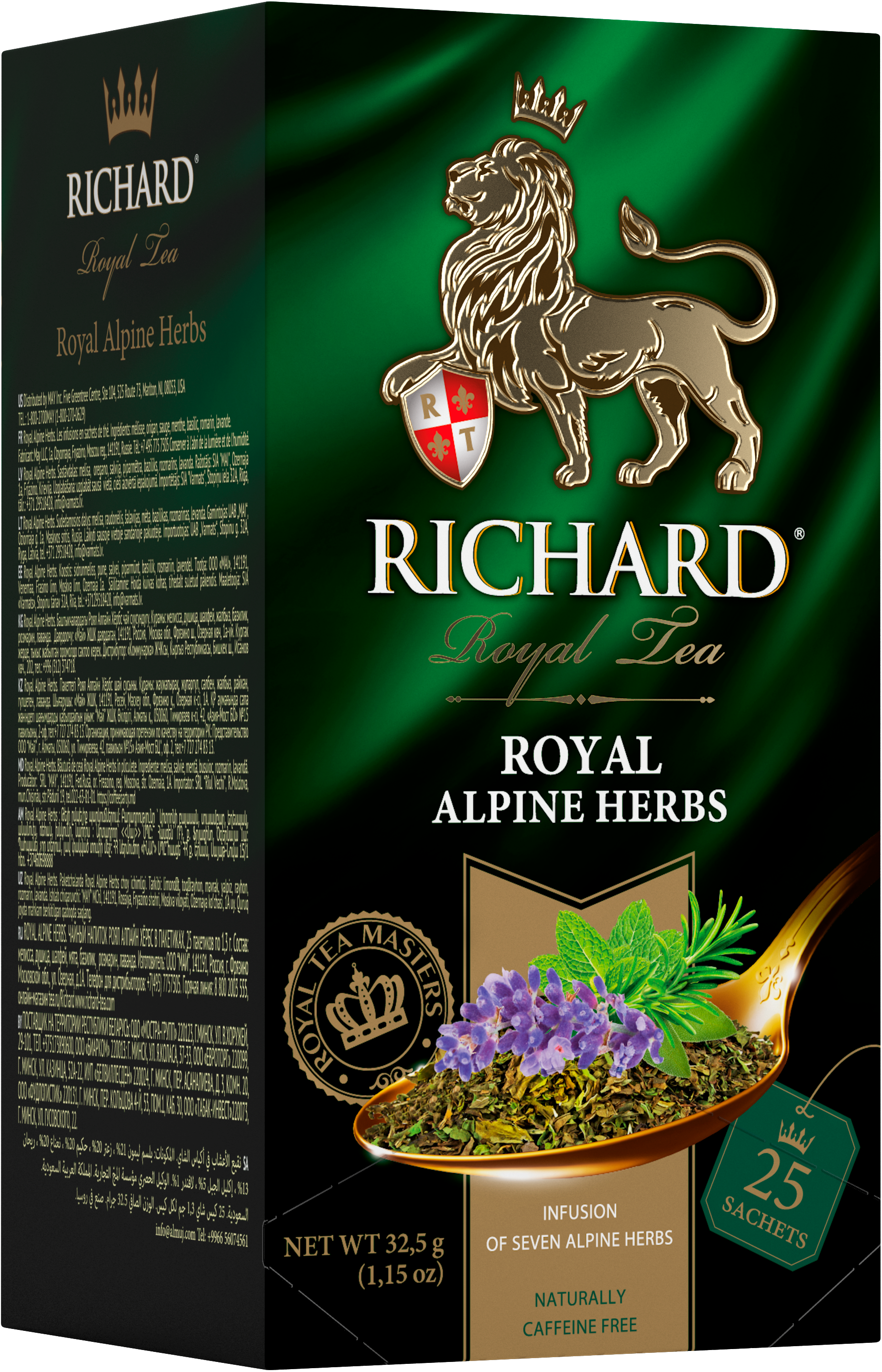 Richard Royal Alpesi Gyógynövények, gyógynövény-keverék, filteres, 32,5g - RichardTeavn - vásároljon a 899.00 Ft