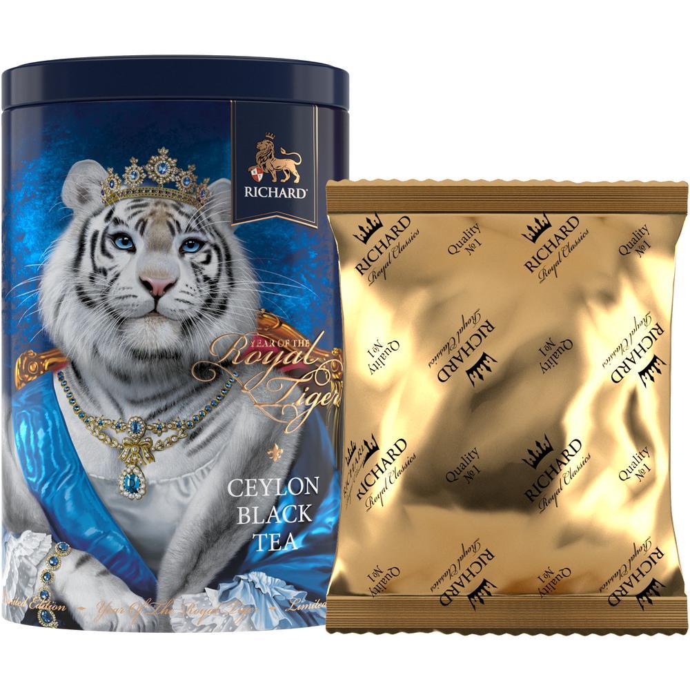 Richard Royal A tigris éve, szálas, fekete tea, 80g, Királynő - RichardTeavn - vásároljon a 2990.00 Ft