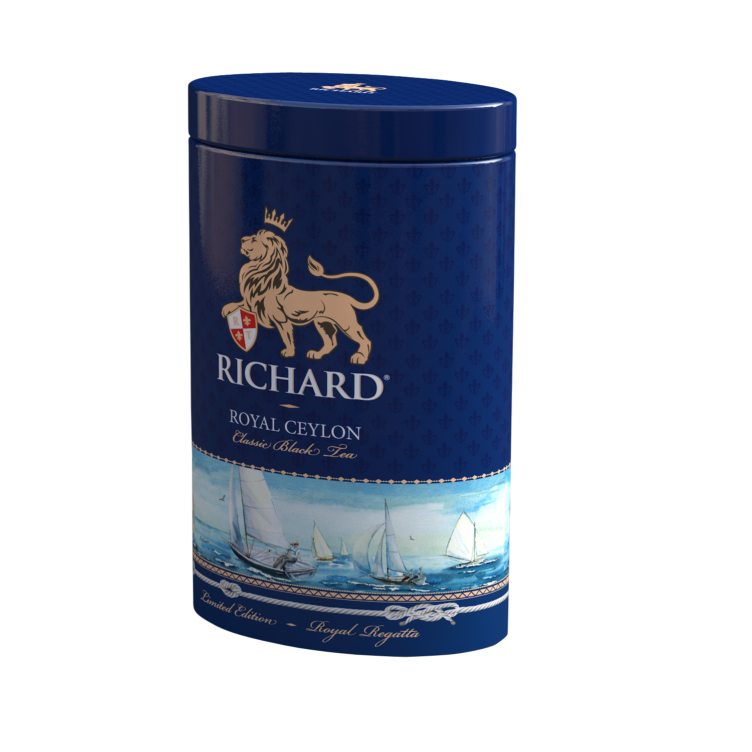 Royal Ceylon fekete tea, szálas, 80g Regatta-fémdoboz - RichardTeavn - vásároljon a 2690.00 Ft