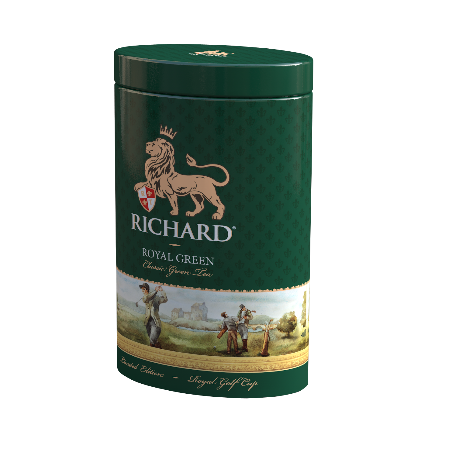 Royal Zöld zöld tea, szálas, 80g, Golf-fémdoboz - RichardTeavn - vásároljon a 2690.00 Ft