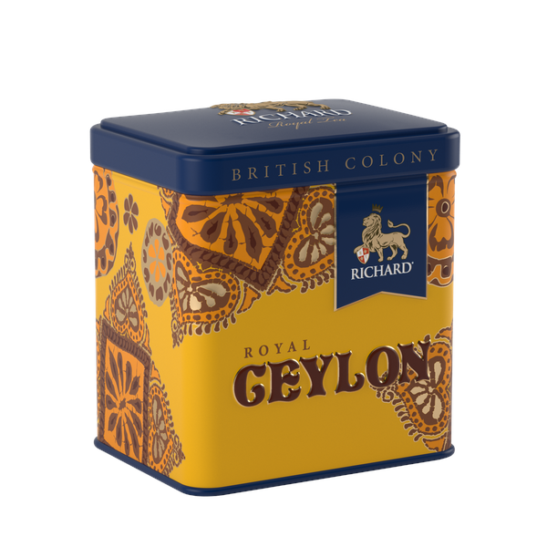 British Colony Royal Ceylon fekete, szálas tea, 50g, fémdoboz - RichardTeavn - vásároljon a 1690.00 Ft