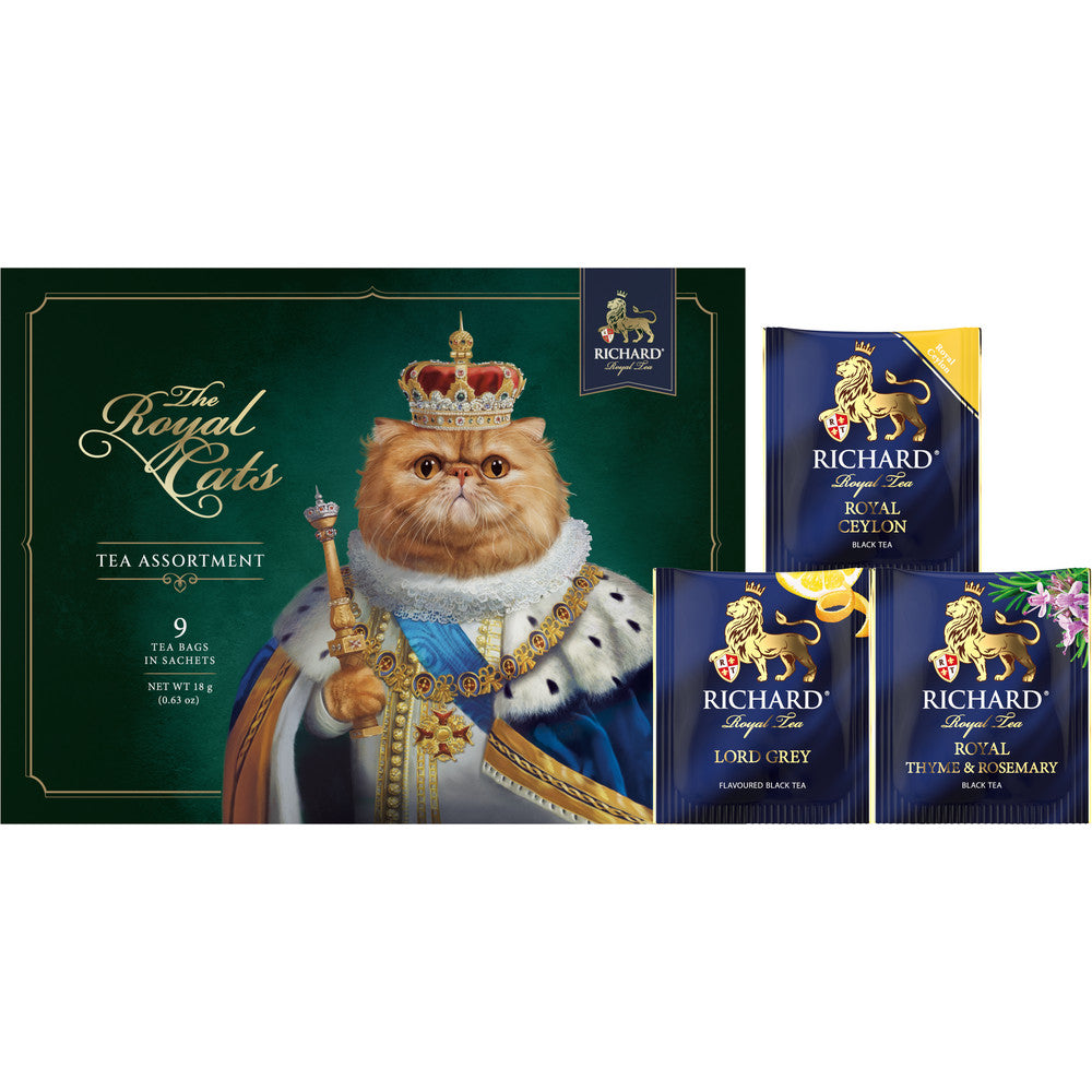 Richard Royal Királyi Macska, Perzsa, filteres fekete tea-válogatás, 18gr