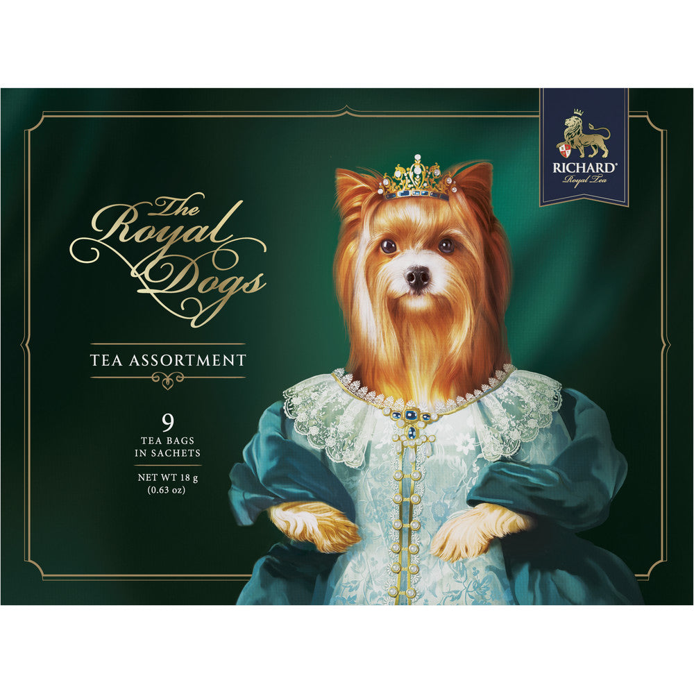 Richard Royal Királyi Kutya, Yorkshire Terrier, filteres fekete tea-válogatás, 18gr
