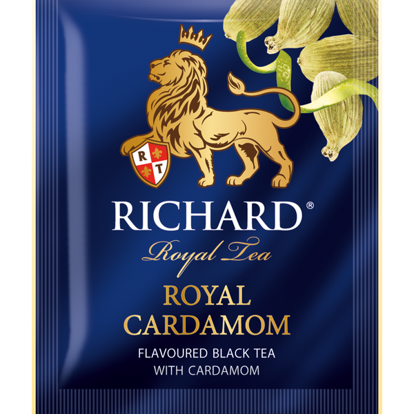 Royal Kardamom fekete, ízesített, filteres tea, 25x2g - RichardTeavn - vásároljon a 899.00 Ft