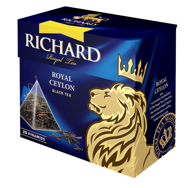 Royal Ceylon fekete tea, piramis-filter, 20x1,7g - RichardTeavn - vásároljon a 799.00 Ft