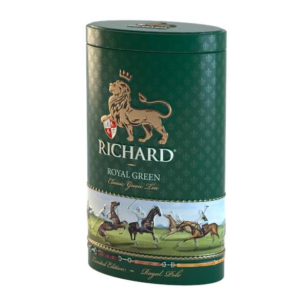 Royal Zöld zöld tea, szálas, 80g, Lovaspolo-fémdoboz - RichardTeavn - vásároljon a 2690.00 Ft