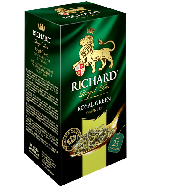 Royal Zöld, zöld tea, filteres, 25x2g - RichardTeavn - vásároljon a 899.00 Ft