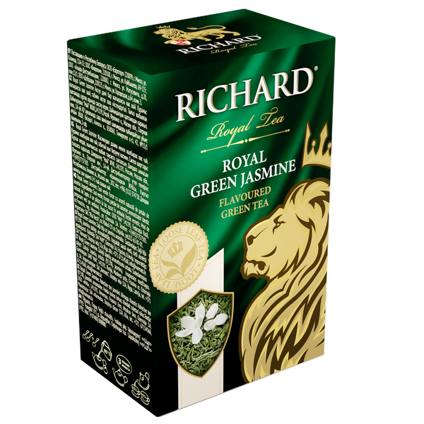 Royal Zöld Jázmin ízesített, zöld tea, szálas, 90g - RichardTeavn - vásároljon a 990.00 Ft