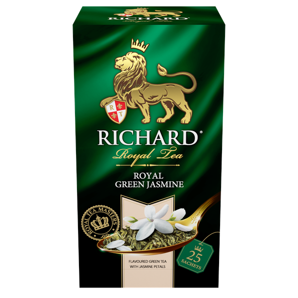 Royal Zöld Jázmin Ízesített zöld tea, filteres, 25x2g - RichardTeavn - vásároljon a 899.00 Ft