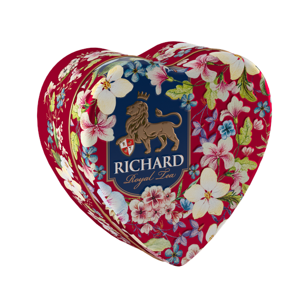 Royal Szív Ízesített, fekete tea, szálas, 30g, PIROS fémdoboz - RichardTeavn - vásároljon a 1690.00 Ft