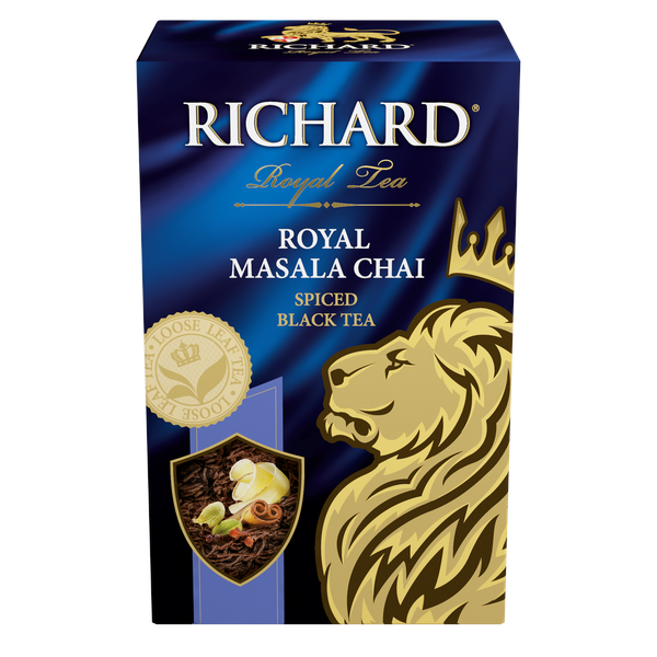 Royal Masala Chai ízesített, fekete tea, szálas, 90g - RichardTeavn - vásároljon a 990.00 Ft