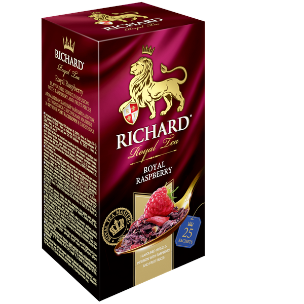 Royal Málna ízesített, gyümölcsös-gyógynövényes, filteres, 25x1,5g - RichardTeavn - vásároljon a 899.00 Ft